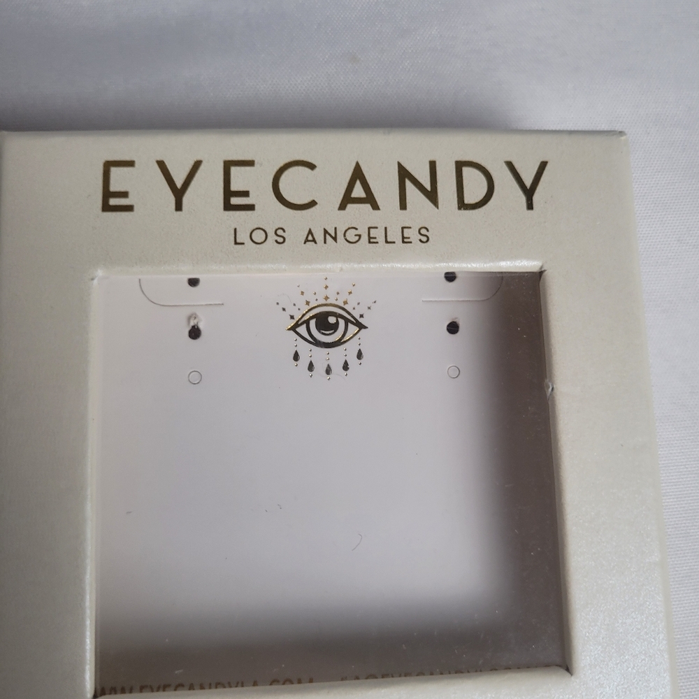 Eye Candy Los Angeles Gold Tone Spike Cuff Bracelet Size 6.25 Open Box - Picture 2 of 7
